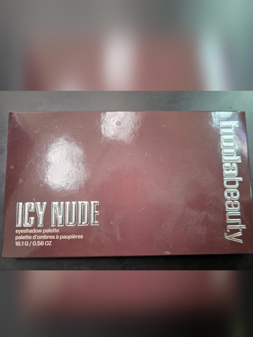 HUDA BEAUTY Icy Nude Eyeshadow Palette - Deep Mauve Metallic